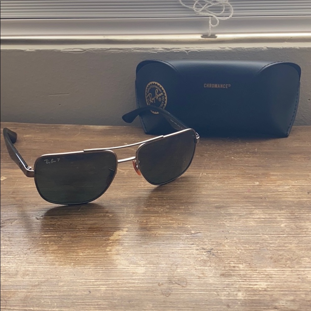 Authentic Mens Ray Ban polarized sunglasses